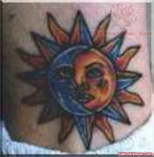 In Different Shades - Sun Tattoo