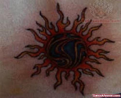 Sun And Rays Tattoos