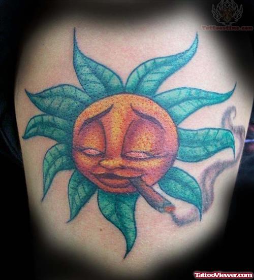 Smoking Sun Tattoo