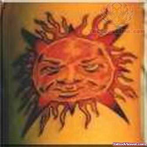 Serious Sun Tattoo