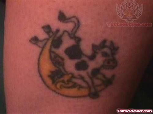 Funny Moon Tattoo