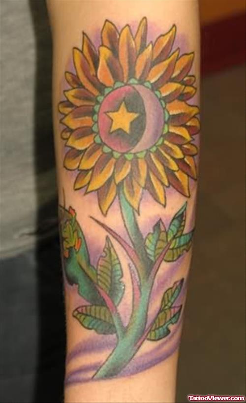 New Sunflower Tattoo
