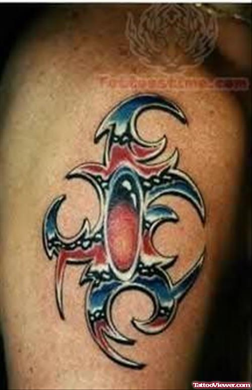 Shoulder Unique Symbol Tattoo