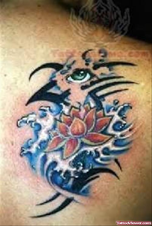 Lotus Flower Symbol Tattoo