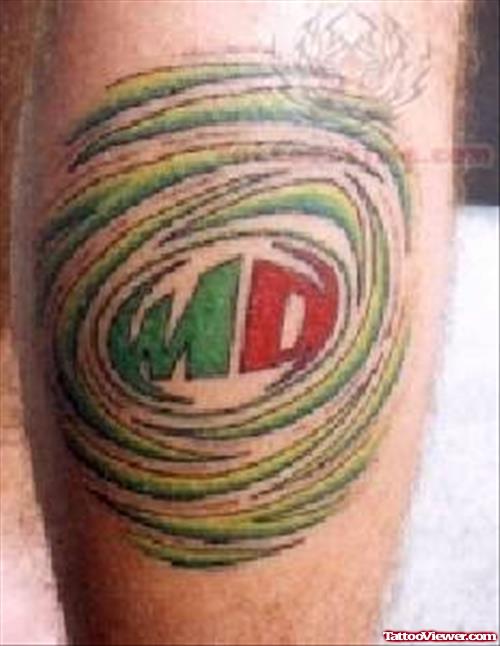 MD Symbol Tattoo