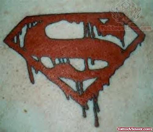 Symbol Tattoo of Superman