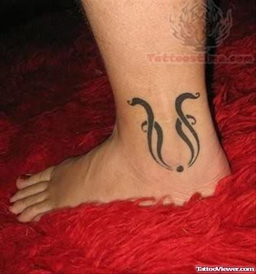 Unique Zodiac Symbol Tattoo