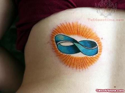Infinite Rays Symbol Tattoo