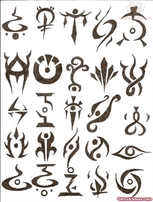 Symbol Tattoos Art