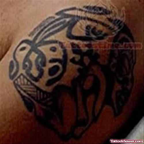 Black Symbol Tattoo