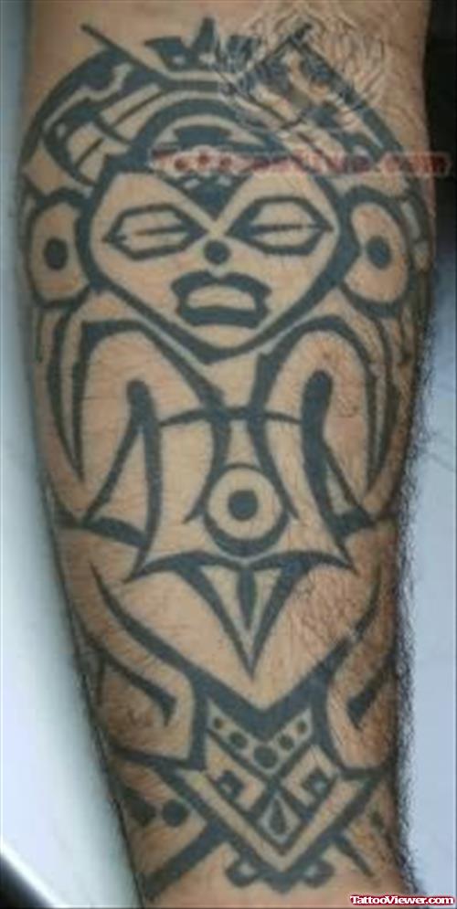 Taino Sun Tattoo On Arm