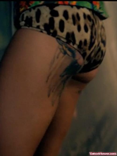 Cheryl Cole Thigh Tattoo
