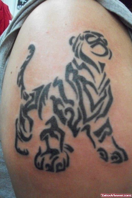 Tribal Small Tiger Tattoo
