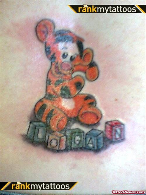 Logan Baby Tiger Tattoo