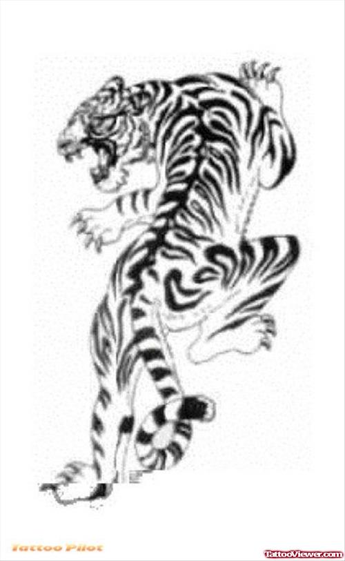 Tiger Tattoo Design For Guys