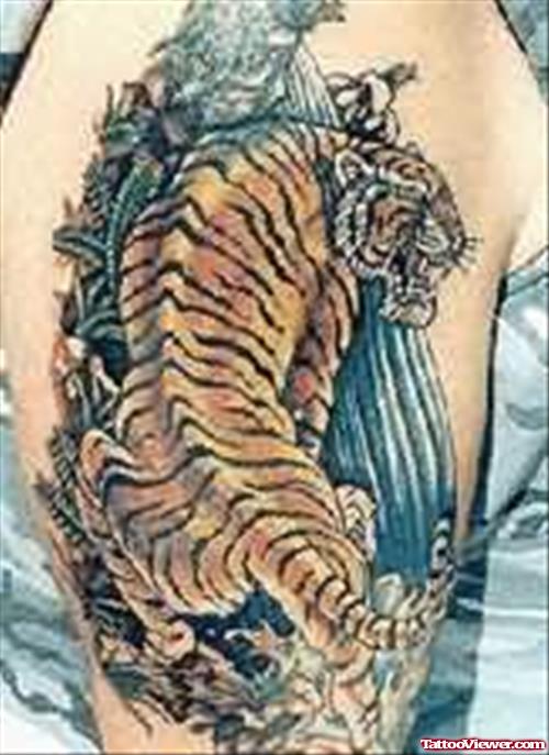 Striped Tiger Tattoo