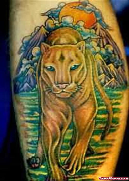 Golden Tiger Tattoo