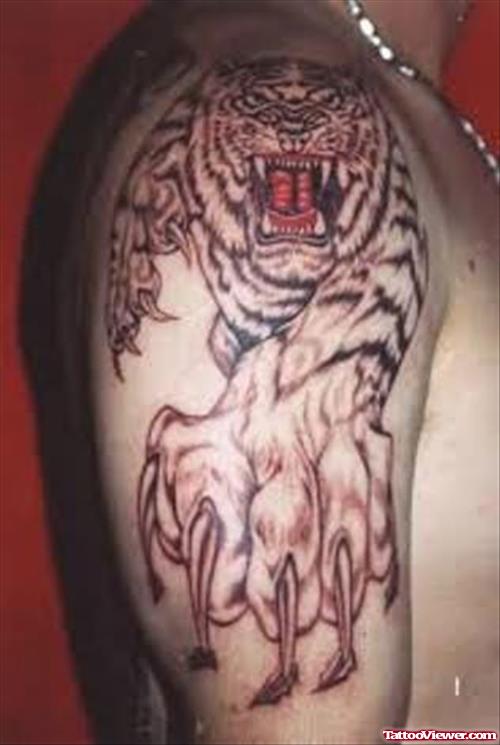 Big Tiger Paw Tattoo