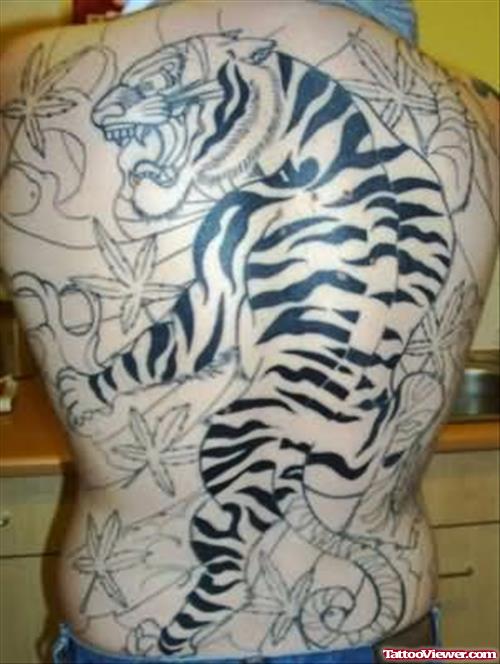 Female Tiger Tattoos On Back
