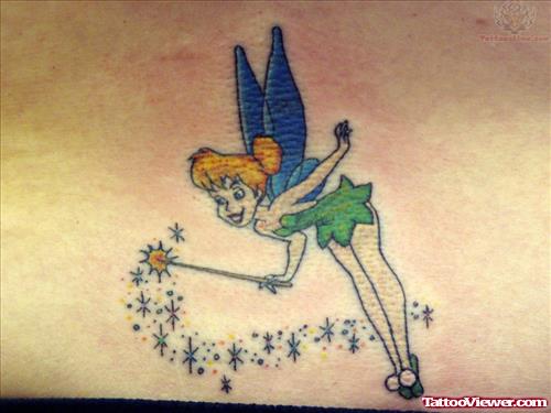 Awesome Tinkerbell Tattoo