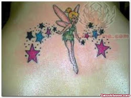 Colorful Tinkerbell Tattoos