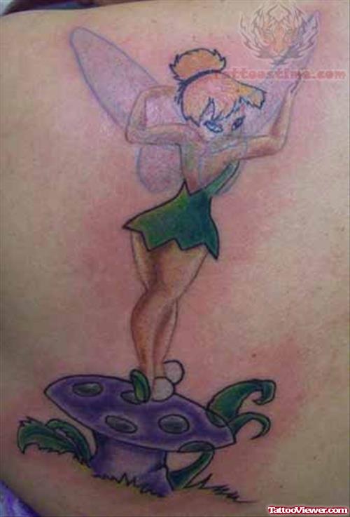 Colored Tinkerbell Tattoos