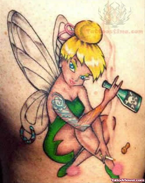 New Tinkerbell Tattoo Design