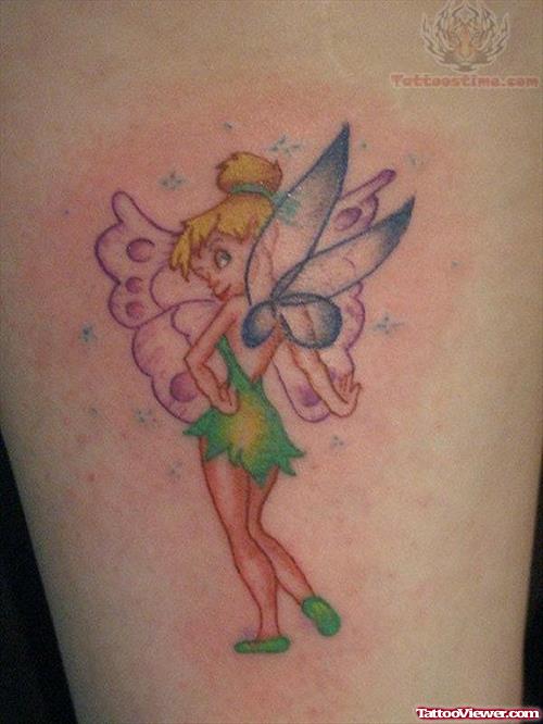 Fairy Tinkerbell Tattoo