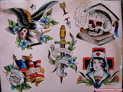 Traditional Tattoo Design Sample