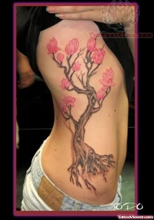 Rib Tree Tattoos Picture