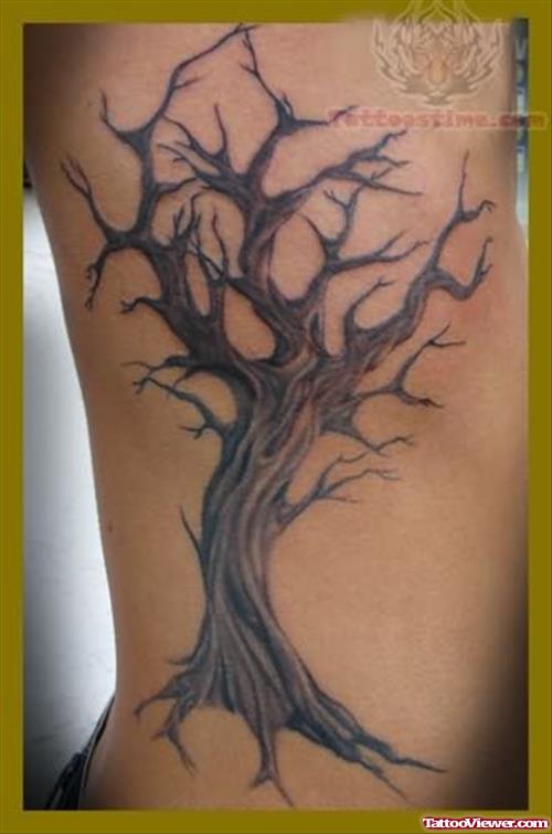Winter Tree Tattoo