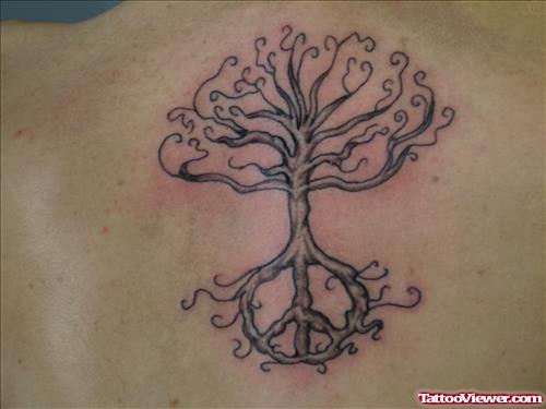 Peace Tree Tattoo