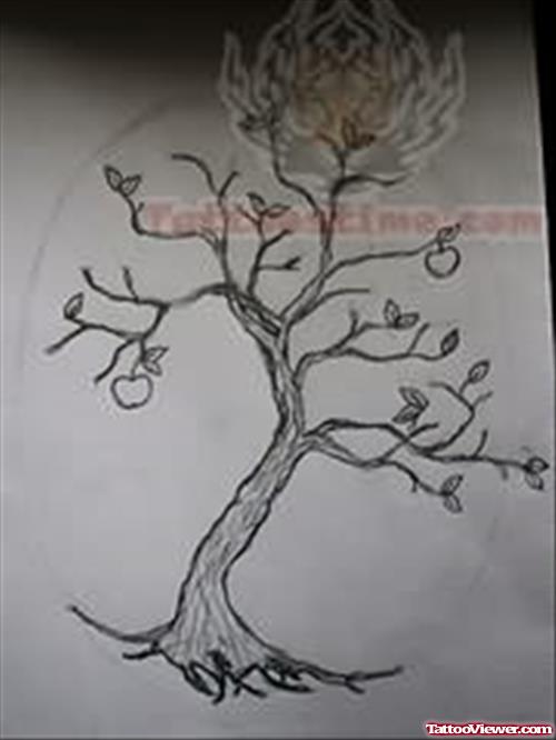 Tree Tattoo Drawing