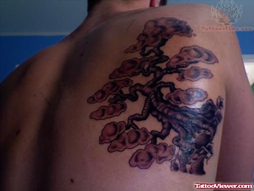 My Back Shoulder Tree Tattoo