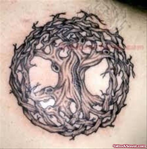 Celtic Small Tree Tattoo