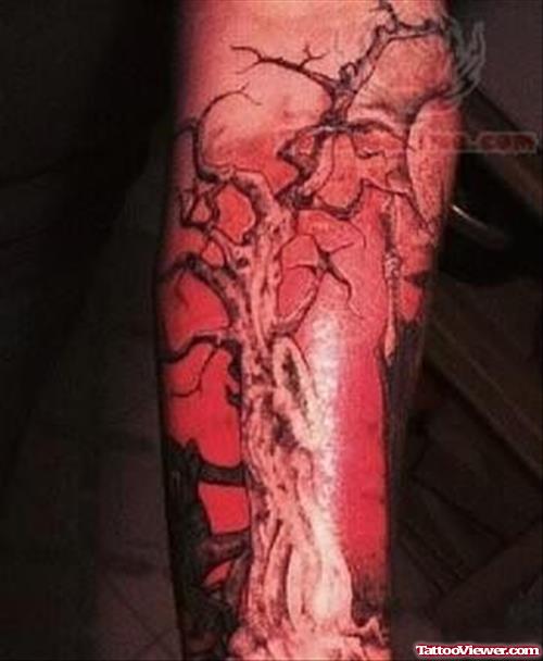 A Scary Tree Tattoo