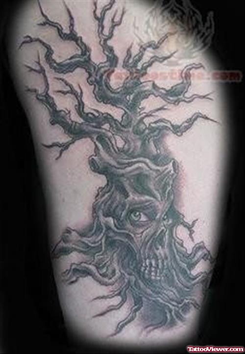 Evil Tree Tattoo