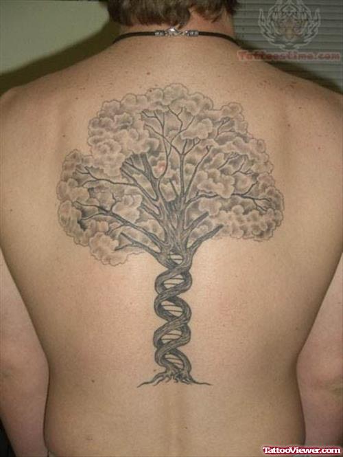 Tree Back Piece Tattoo