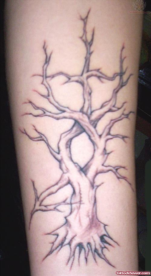 Dry Tree Tattoo Picture