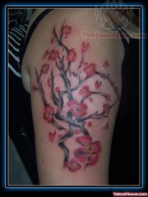 Cherry Blossom Tree Tattoo Picture