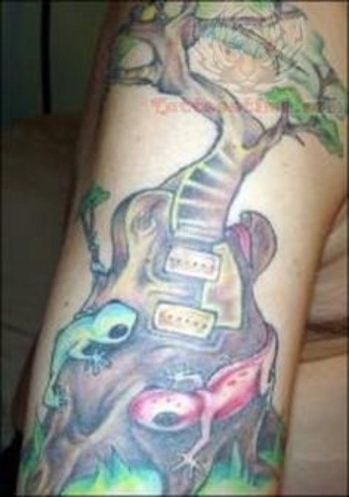 Music Lover - Tree Tattoo