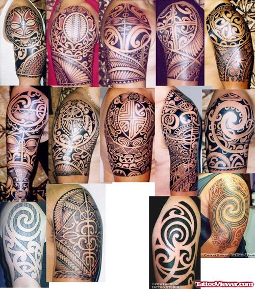 Tribal Half Sleeve Tattoos Designs