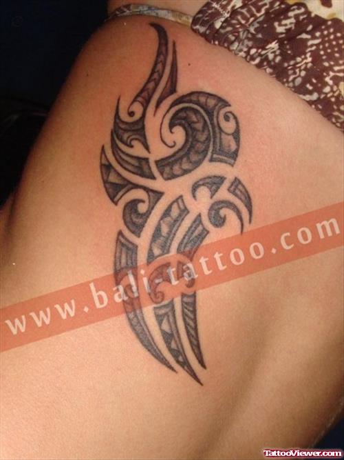 Back Body Tribal Tattoo