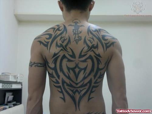Tribal Tattoos On Back Body