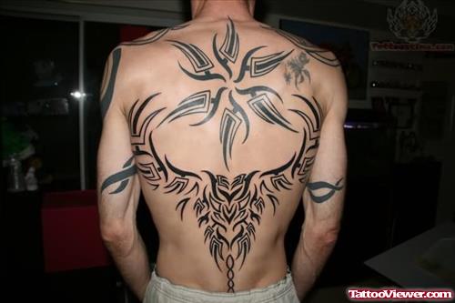 Tribal Tattoos On Full Back