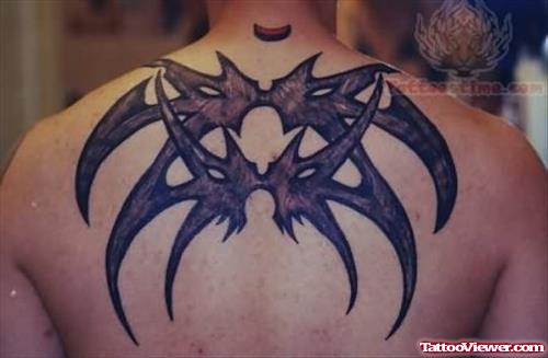 Wonderful Tribal Tattoo On Back