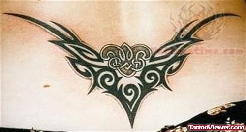 Glorious Black Tribal Tattoo