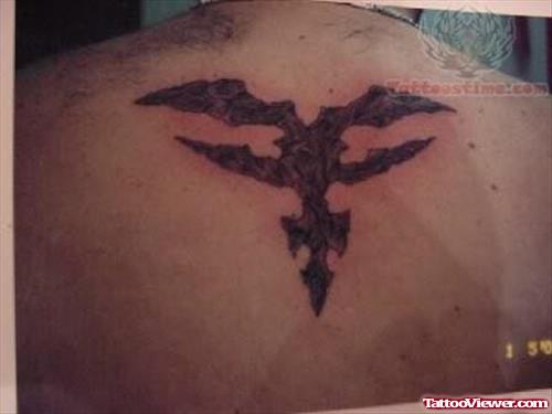 A Tribal Tattoo On Back