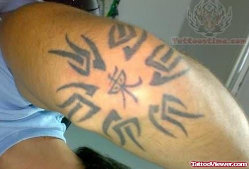 Japanese Tribal Tattoo Design