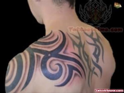 Tribal Tattoo Design on Back